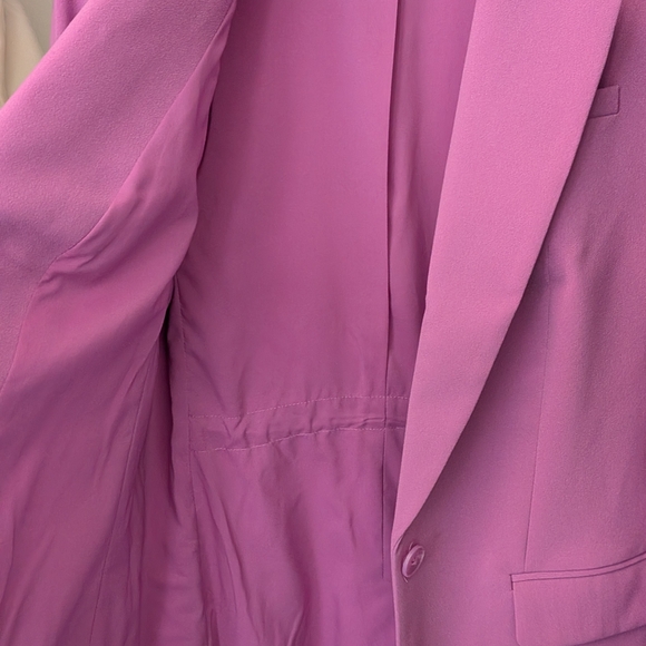 Express Light Purple Blazer With Waist Adjustment - Picture 5 of 7